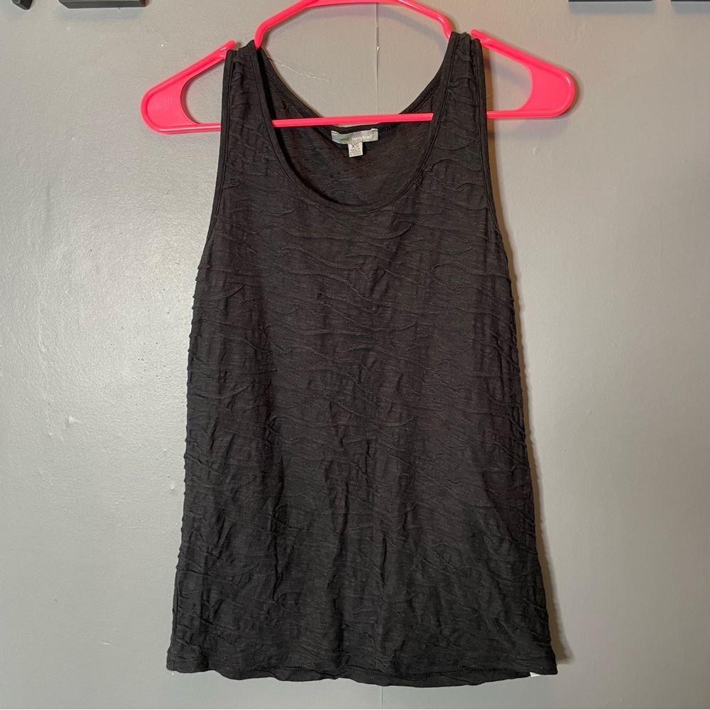 Horny‎ Toad Black textured Tank Top size xs